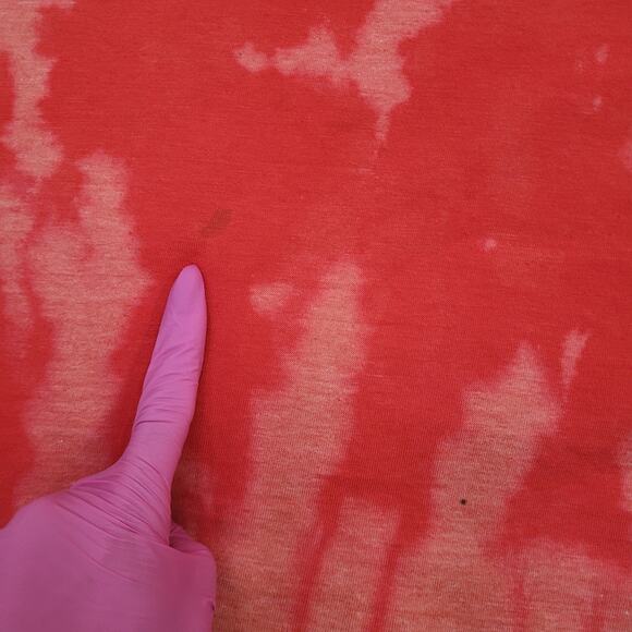 Vintage 1988 Funny Summer Tie-Dye Shirt Large 21x26 Crop USA - Picture 6 of 14